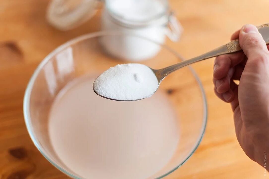 kaip tinkamai atskiesti sodos tirpalą